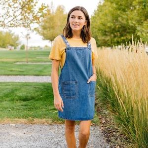 Super comfy Overalls Denim Dress